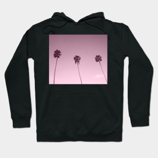 Palm tree sunrise boulevard Hoodie